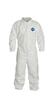 DuPont Tyvek® 400 White Coverall, Elastic, Serged