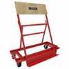 Vestil AFC-2242-M A-Frame Cart w/Steel Casters Red