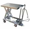 Vestil Partially Stainless Steel Air Cart 1000 Lb. Cap, Silver