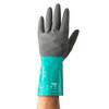 Ansell® AlphaTec® 58-430 Green Gray Grip 10 Mil Nitrile Gloves