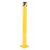 Vestil Steel Pipe Safety Bollard 62 In. x 4-1/2 In, Yellow