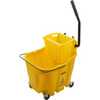 CFS 86904 OmniFit Mop Bucket w/ Side Press Wringer, 35qt, Yellow