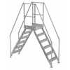 Vestil COL-6-56-14-HDG 6Step 23.5x24in Crossover Ladder G