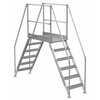 Vestil COL-6-56-33-HDG 6Step 23.5x48in Crossover Ladder G