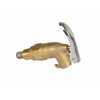 Vestil Brass Non Manual Drum Faucet with Lockable Handle 3/4 In. Bung
