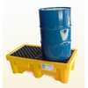 Vestil Polyethylene Ultra Spill Pallet 2 Drum Cap, 3000 Lbs. Yellow