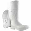 Dunlop 81011 White PVC Plain Toe Boots, 16"