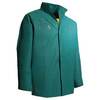 Dunlop Onguard Chemtex 71032 Green Rain Jacket with Hood Snaps