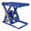 Vestil Steel Electric Hydraulic Lift Table 43 in, 1000 Lb. Cap, Blue
