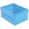 Vestil Plastic Folding Container 500 Lb. Cap, Blue