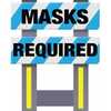 Vestil FSB-3832-BU-018 Masks Required FSB Blue