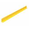 Vestil Floor Safety Curb 1/4" Thick 96" Long Yellow