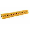 Vestil Steel Straight Guard Rail 89.875 In, Yellow