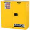 Justrite 893000 Sure-Grip EX Yellow Fire Safety Cabinet, 30 gal Cap