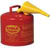 Justrite UI50FS Eagle Type 1 Steel Safety Can w/ Funnel, 5 gal