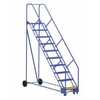 Vestil LAD-10-14-G-EZ 10 G Step 50° 14" Warehouse Ladder