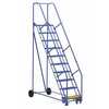 Vestil LAD-10-14-P 10 P Step 58° 14" Warehouse Ladder