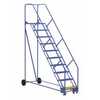 Vestil LAD-10-21-P-EZ 10 P Step 50° 21" Warehouse Ladder