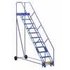 Vestil LAD-11-21-P-EZ 11 P Step 50° 21" Warehouse Ladder
