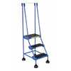 Vestil LAD-3-B 3 Step Spring Loaded Ladder Blue