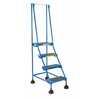 Vestil LAD-4-B 4 Step Spring Loaded Ladder Blue