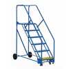 Vestil LAD-6-21-G-EZ 21" 50° 6 G Step Warehouse Ladder