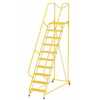 Vestil LAD-MM-10-G-YL 10 Grip Step Maintenance Ladder YL