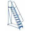 Vestil LAD-MM-10-P 10 Perf Step Maintenance Ladder BL
