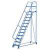 Vestil LAD-MM-12-P 12 Perf Step Maintenance Ladder BL