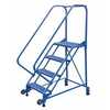 Vestil LAD-TRN-50-4-G 4 G Step 50° Tip N Roll Ladder BL