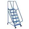 Vestil 6 Grip Step 58° Tip-N-Roll Ladder