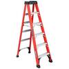 Louisville Ladder FS1400HD Fiberglass Step Ladder, Various Heights