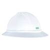 MSA V-Gard® 500 Full Brim Hard Hat 4 point Fas-Trac® Suspension White