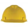 MSA V-Gard® 473285 Large Yellow Slotted Hard Cap with Staz-On Suspension