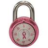 MasterLock 1530DPNK Pink Aluminum Combination Lock, Key # Assigned