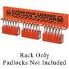 Master Lock S1518 Large Padlock Rack, Unfilled