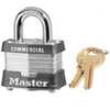 Masterlock 3KA Steel Safety Lockout Padlock, Keyed Alike, Key #0536