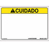NMC ANSI Header With Caution Symbol Sign In Spanish