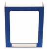 Vestil Corrugated Personal Desk Shield Guard 23-1/2 in, 1 Window Blue