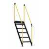 Vestil PWPS-ST-5-60-BKYL Work Plt Stairs 5 Steps 60 In. Tall Vestil PWPS-ST-5-60-BKYL Work Plt Stairs 5 Steps 60 In. Tall