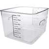 Rubbermaid FG631200CLR Clear Food Storage Container, 12 qt / 11 ltr