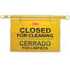 Rubbermaid Multilingual Doorway Safety Sign, Yellow, 28" x 50"