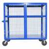 Vestil SCW-XM-3060-BL Steel Security Cart 30x60 Blue