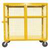 Vestil SCW-XM-3060-YL Steel Security Cart 30x60 Yellow