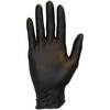 Powder-Free Black Nitrile Gloves Disposable Safety Zone GNPR