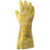 SHOWA® 67NFW Yellow Fully Rubber-Coated 14" Gauntlet, Rough Grip