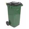 Vestil High Density Polyethylene 32 Gallon Trash Can Green