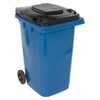 Vestil High Density Polyethylene 64 Gallon Trash Can, Blue