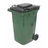 Vestil High Density Polyethylene 64 Gallon Trash Can Green