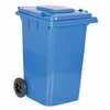 Vestil High Density Polyethylene 95 Gallon Trash Can, Blue